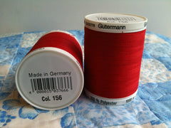Gutermann Sew All Thread Col.156 1000m Red