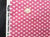 CP0116 Pink with White Love hearts polka dots Rose & Hubble Cotton, wedding bows shabby chic bunting dressmaking, sewing patchwork quilting Fabric - sold by the metre PRESTIGE FASHION