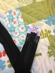 YKK Vislon Two-Way Open End Zip 71cm 28inch: Black (580)