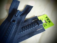 YKK Vislon Open End Zip 71cm 28inch Dark Navy (560)