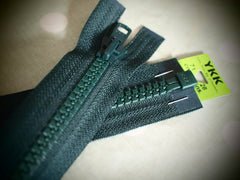 YKK Vislon Open End Zip 71cm 28inch Forest Green (890)