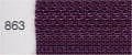 YKK Concealed Zip 20cm 8inch: Damson (863)