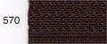 YKK Vislon Open End Zip 56cm 22inch Brown (570)