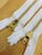 YKK Brass Jeans Zip 13cm 5inch White (501)