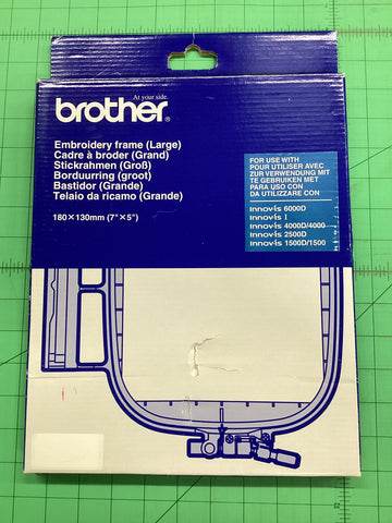 Brother Large Embroidery Frame - Hoop 180mm x 130mm (EF75) XC8481152 | Pre-Loved