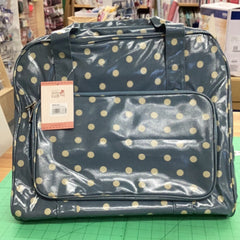 Sewing Machine Bag Blue Spot Print | Hobby Gift