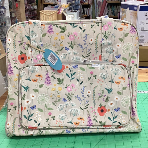 Sewing Machine Bag Wild Flowers Print | Hobby Gift
