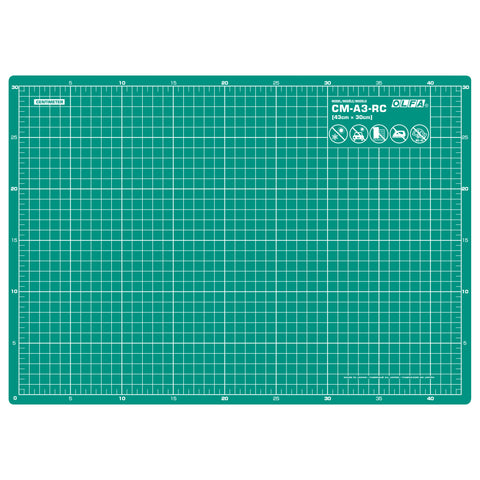 Self healing cutting mat green 12" x 17" or 42.5 x 30cm | Olfa Craft Mat