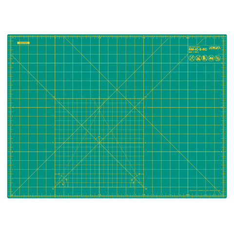 Self healing cutting mats green 18" x 24" or 60 x 45cm | Olfa Crafting Mat