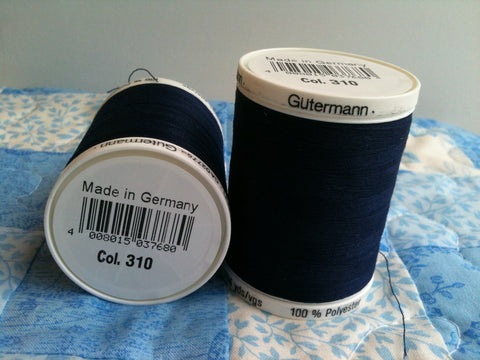 Gutermann Sew All Thread Col.310 1000m Dark Navy