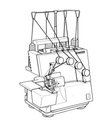 Singer 14U344  - Overlock Manual