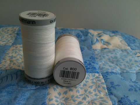 Extra-Upholstery Thread Col.wht 100m White