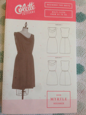 Colette beginner dress pattern 1030 Myrtle