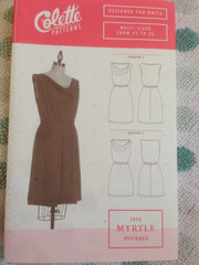 Colette beginner dress pattern 1030 Myrtle