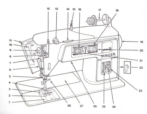 Singer 6790, 6740 Instruction Book