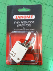 Cat B. Walking foot Open Toe for Janome Memory Craft - Genuine in Janome Packet