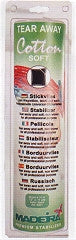 Madeira Cotton Soft Tear Away Stabilizer: Black