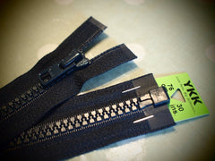 YKK Vislon Open End Zip 76cm 30inch Dark Navy (560)