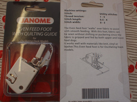 Cat A. Walking foot Closed Toe for Janome
