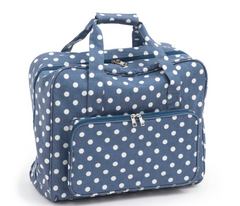 Sewing Machine Bag,carry case Hobby Gift Denim Polka Dot  MR4660/271