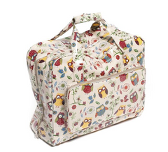 Sewing Machine Bag,carry case Hobby Gift Owl Print Oil Cloth 20 x 43 x 37cm MR4660/29