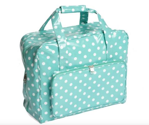 Sewing Machine Bag,carry case MR4660/193 | Duck Egg Spot Cloth 20 x 43 x 37cm