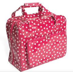 Sewing Machine Bag,carry case MR4660/189 | Raspberry Heart Spot Cloth 20 x 43 x 37cm
