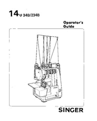 Singer 14U34B/234B  - Overlock Manual