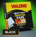 Velcro Heavy Duty Stick-On Tape 5mx50mm Black