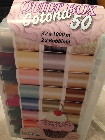 Embroidery Quilt Box Cotona No.50