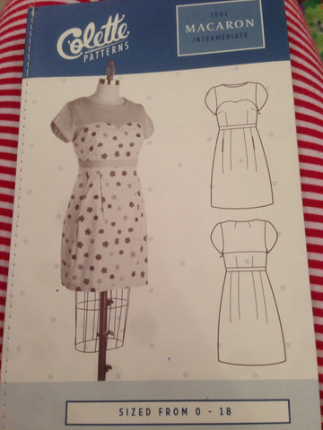 Colette Intermediate Dress Pattern 1001 Macaron