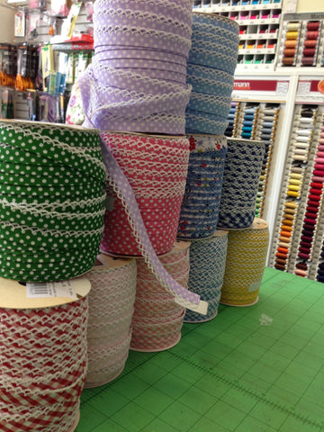 Lace Edge Bias Binding Patterned
