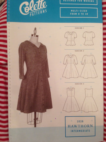 Colette intermediate Dress 1026 Hawthorn