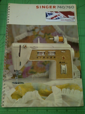 Singer 740 760 Touch & Sew Instruction Book